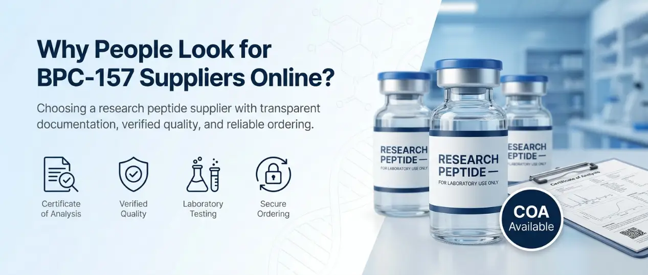 Why People Look for BPC-157 Suppliers Online
