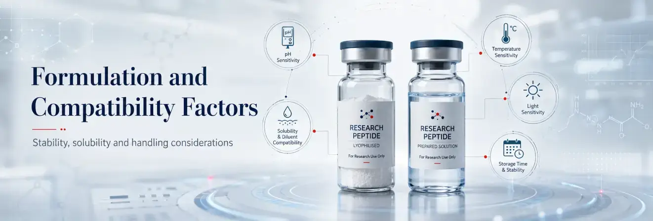 Formulation and Compatibility Factors for Peptide Blends