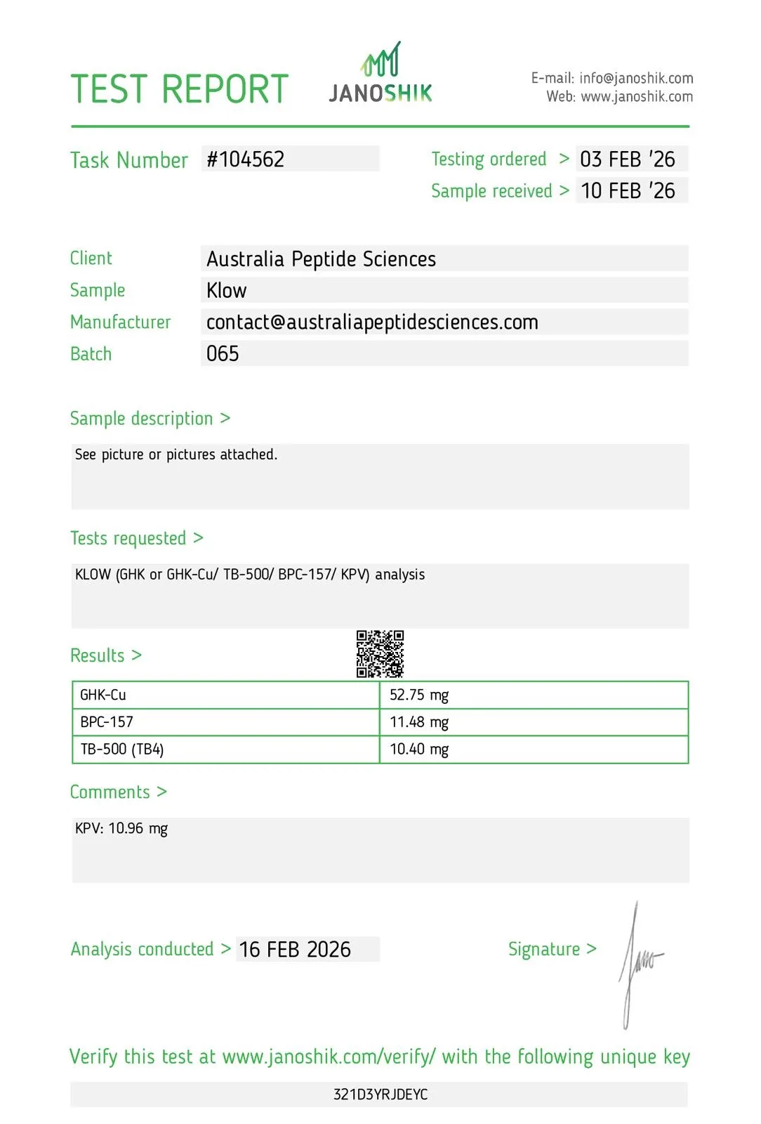 Klow Blend Peptide for Research - Image 2