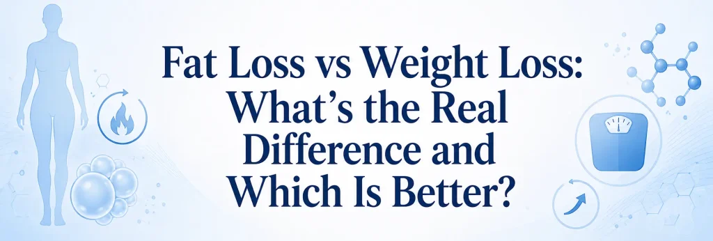 Fat Loss vs Weight Loss: What’s the Real Difference and Which Is Better?