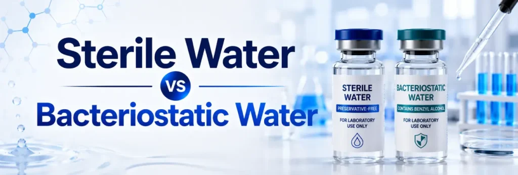 Sterile Water vs Bacteriostatic Water