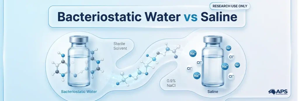 bacteriostatic water vs saline