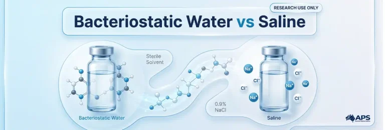 bacteriostatic water vs saline