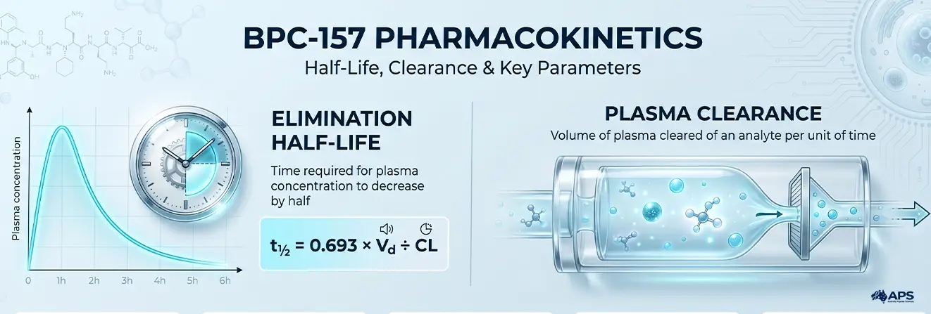 What Half-Life Means in BPC-157 Pharmacokinetics