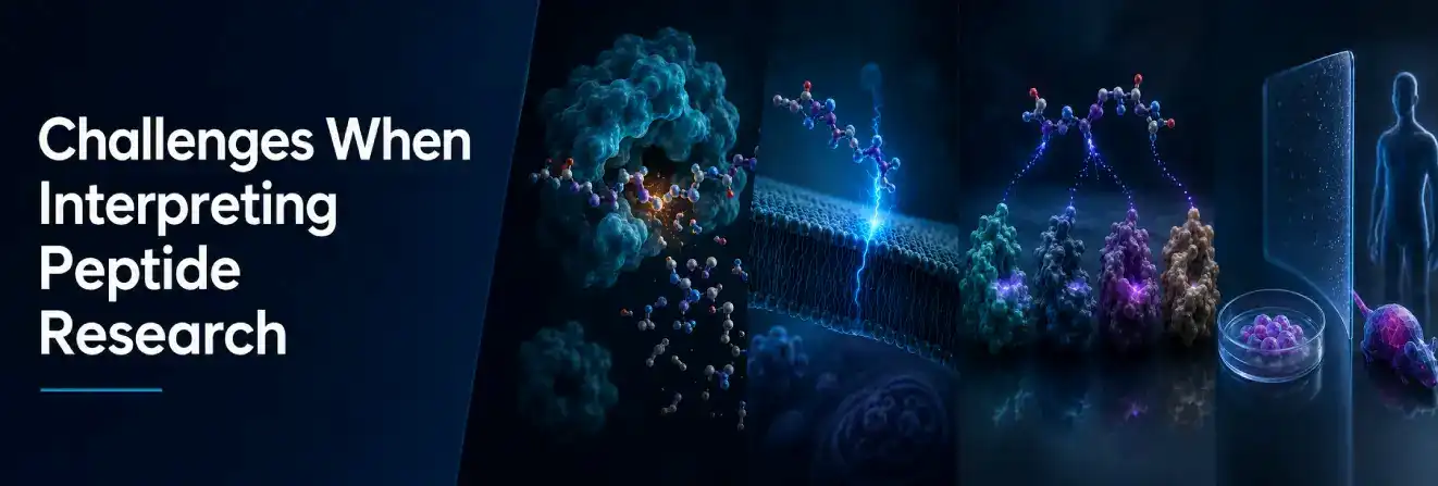 Challenges When Interpreting Peptide Research