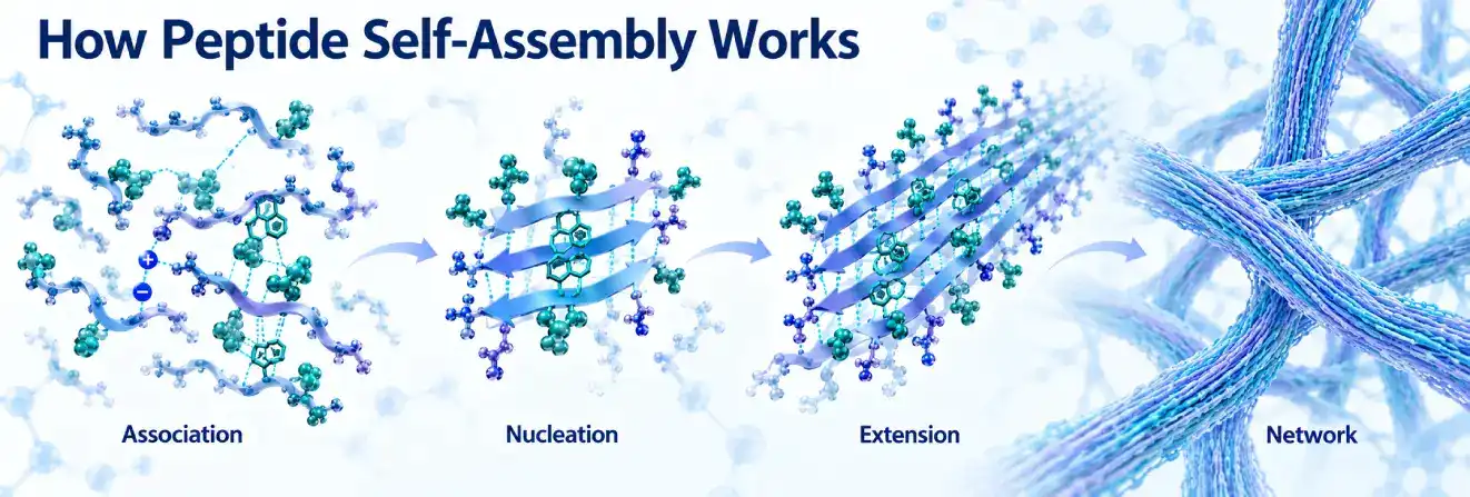 How Does Peptide Self-Assembly Work