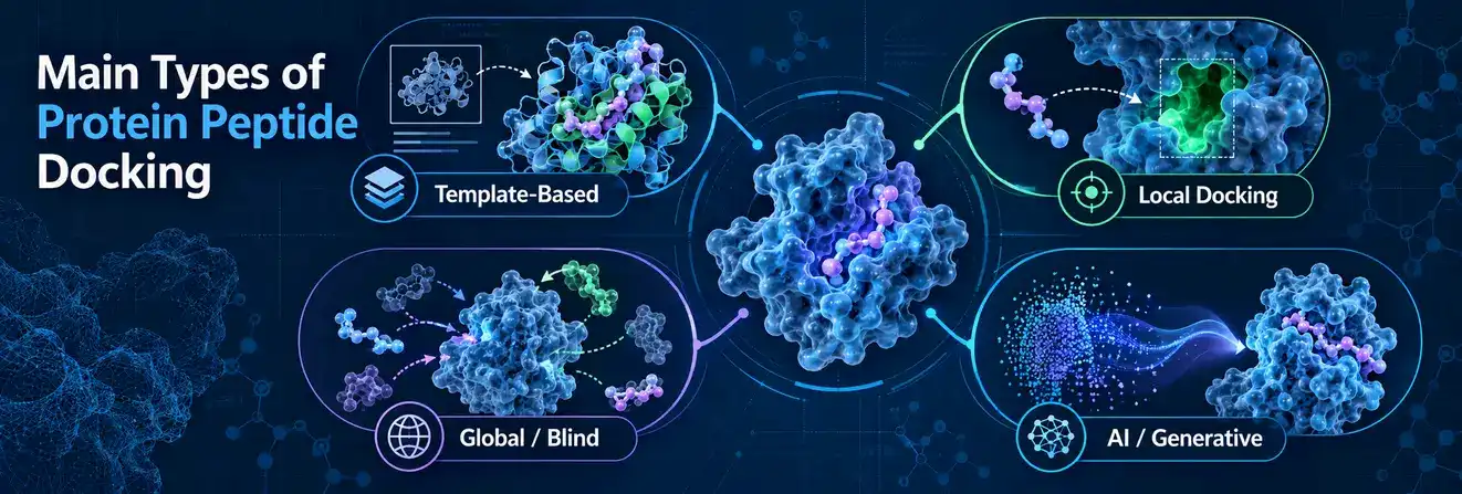 Main Types of Protein Peptide Docking