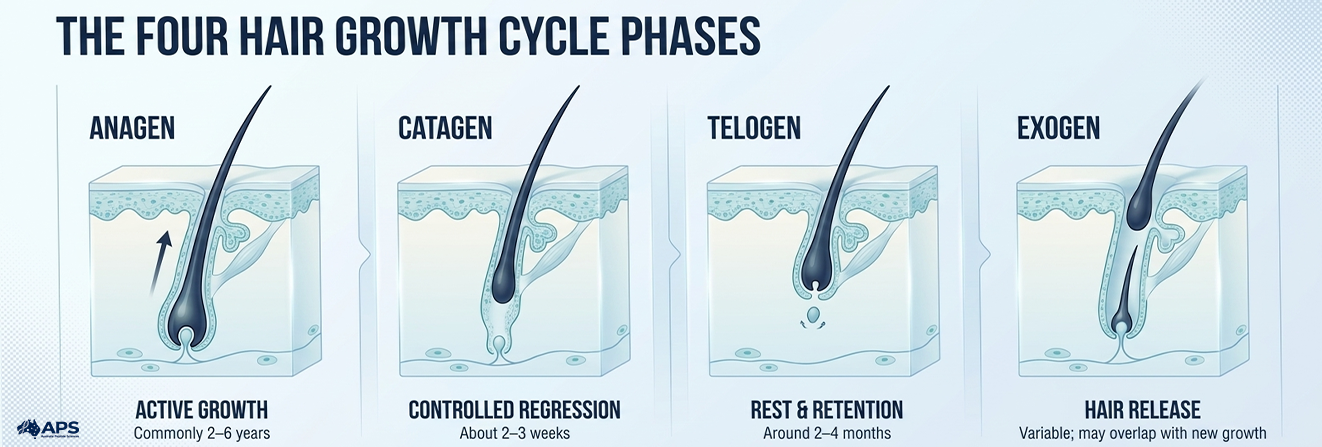 The Four Hair Growth Cycle Phases